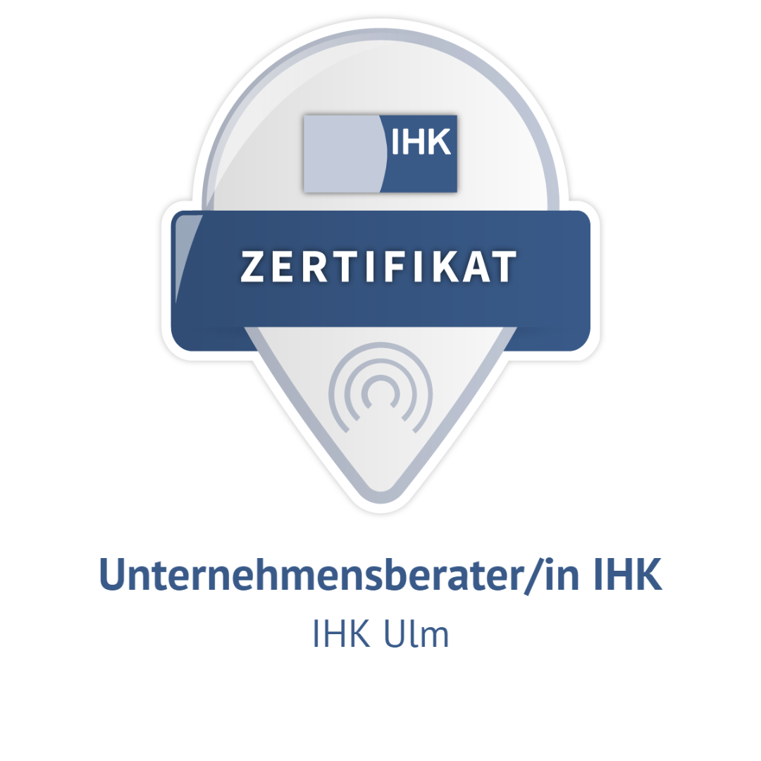 IHK-Badge Unternehmensberater IHK-Badge Unternehmensberater